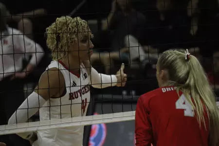 Rikki Williams at the next against No. 24 Ohio State at Jersey Mike's Arena