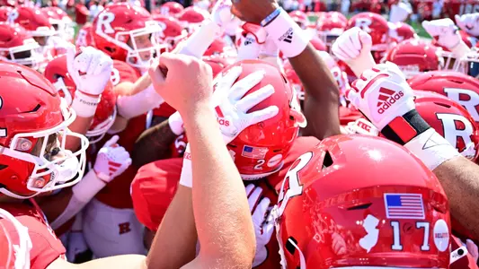 Rutgers Football Huddle
