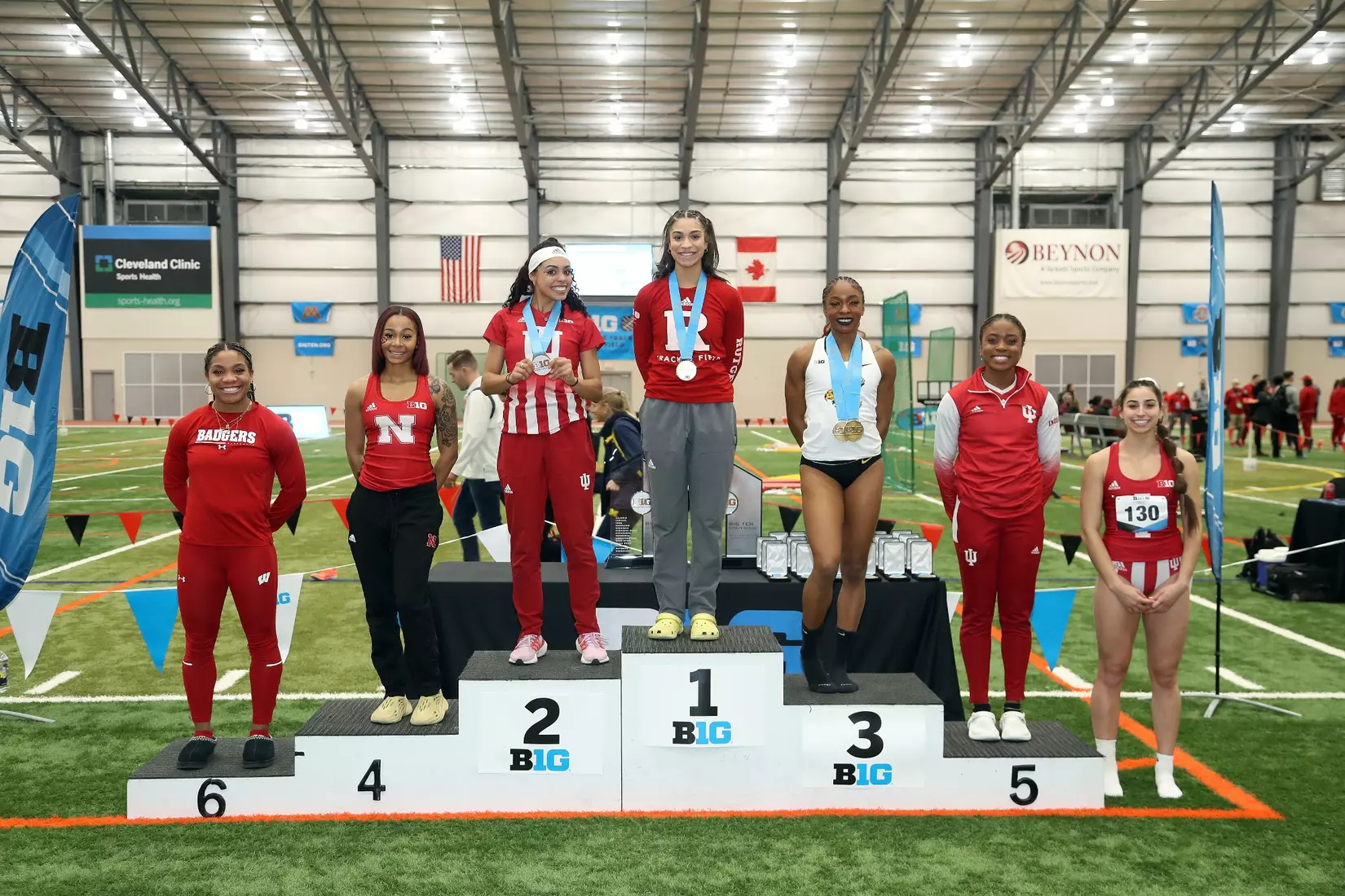 Track and field enjoys record-setting weekend at 2023 Big Ten Indoor Championships in Geneva, Ohio.