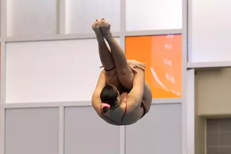 Guilia Vittorioso on 1-meter during the 2023 NCAA Championships