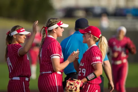 Lauren Punk and Payton Lincavage on the field during the 2022 Rutgers Tournament