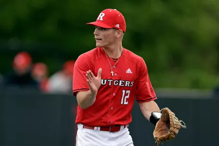Maryland at Rutgers NCAA College Baseball game. Photo by Adam Hunger.