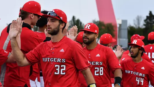 Baseball handshake line