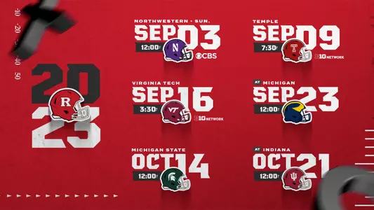 2023 Football Game Times Announced