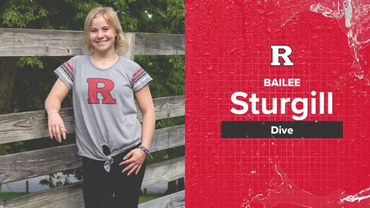Bailee Sturgill - Rutgers women's swimming & diving 2024-25 newcomer graphic
