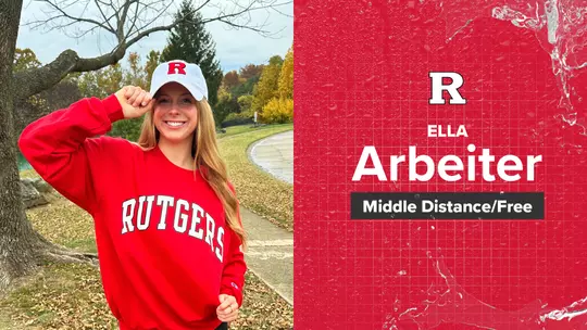 Ella Arbeiter - Rutgers swimming and diving 2024-25 newcomer graphic