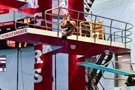 Katerina Hoffman on 3M vs Purdue at the Rutgers Aquatics Center