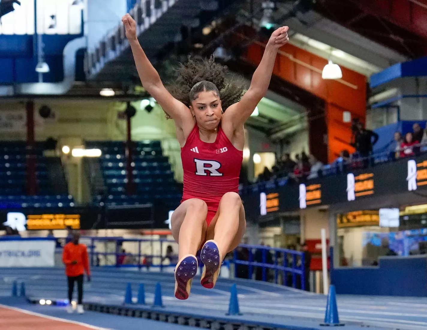 NEW YORK - DECEMBER 6: during the Rutgers Holiday Classic at Armory Track & Field Center on December 6, 2024 in New York, NY (Photo by Porter Binks)
