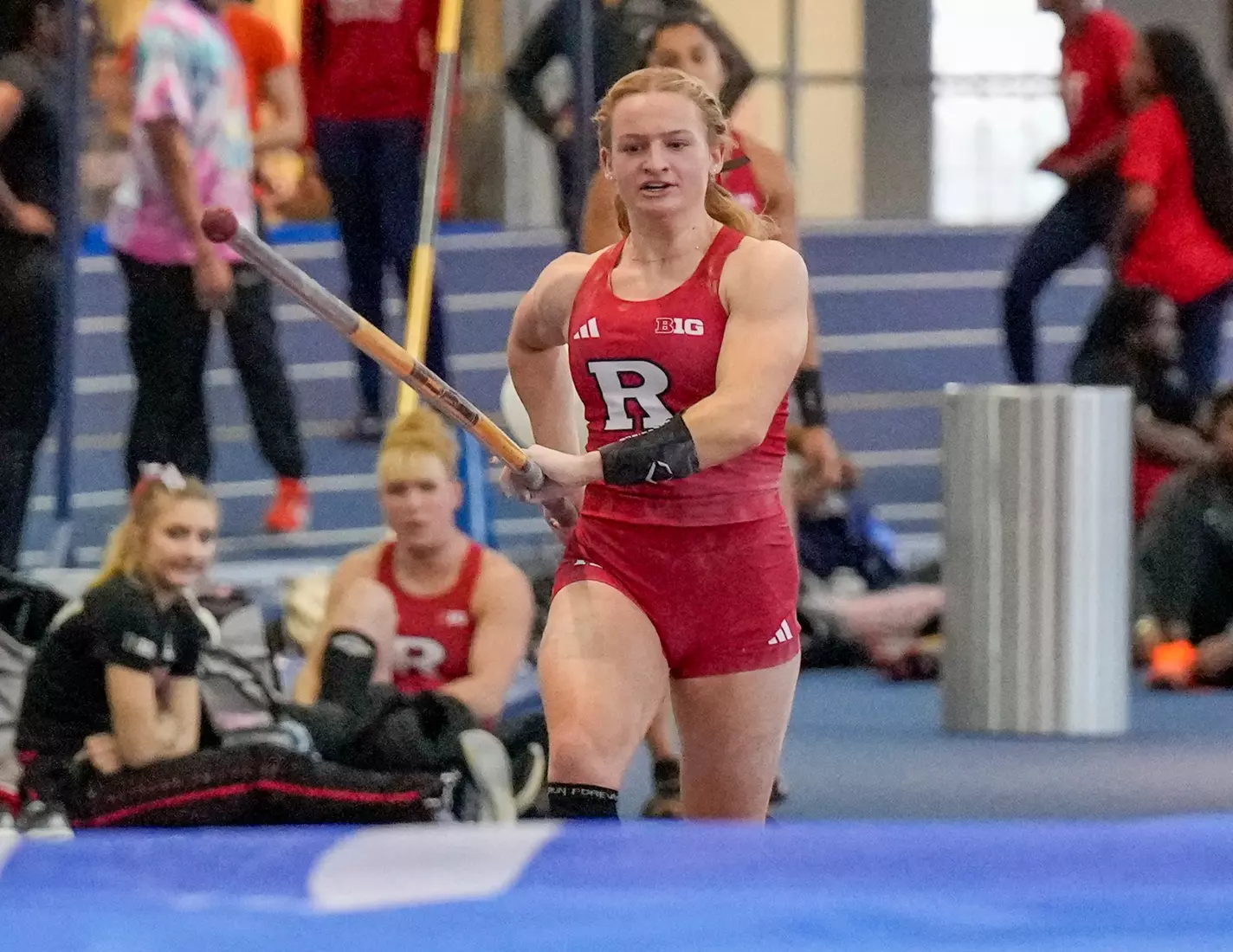 NEW YORK - DECEMBER 6: during the Rutgers Holiday Classic at Armory Track & Field Center on December 6, 2024 in New York, NY (Photo by Porter Binks)