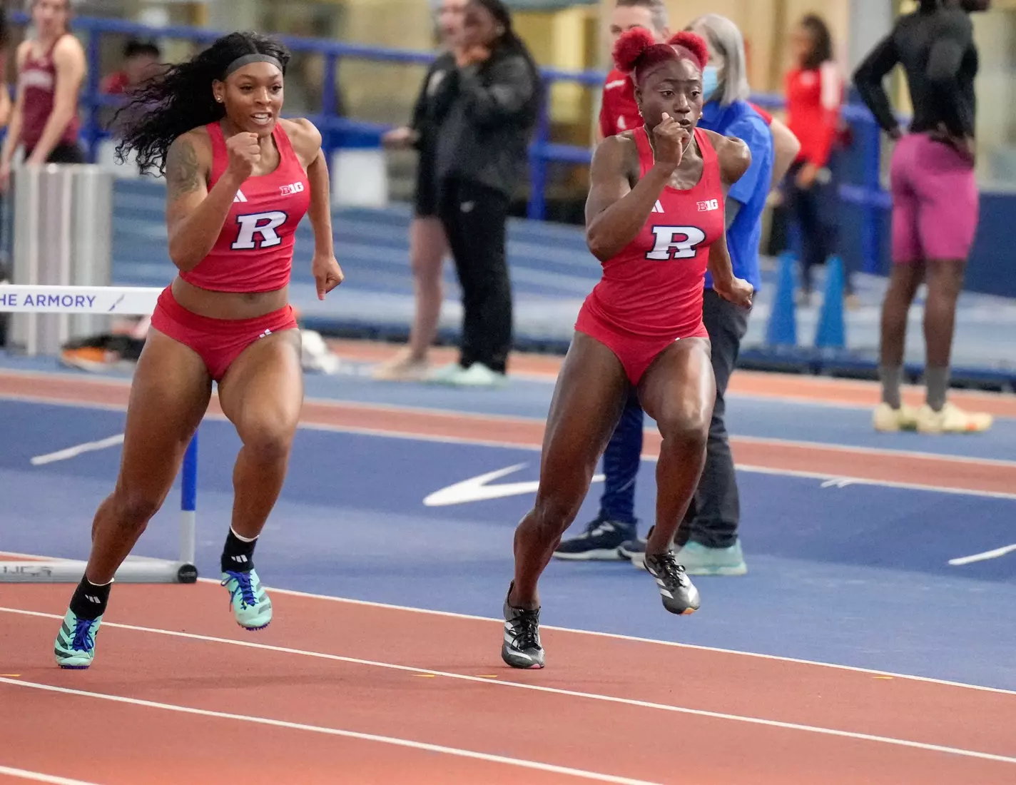 NEW YORK - DECEMBER 6: during the Rutgers Holiday Classic at Armory Track & Field Center on December 6, 2024 in New York, NY (Photo by Porter Binks)