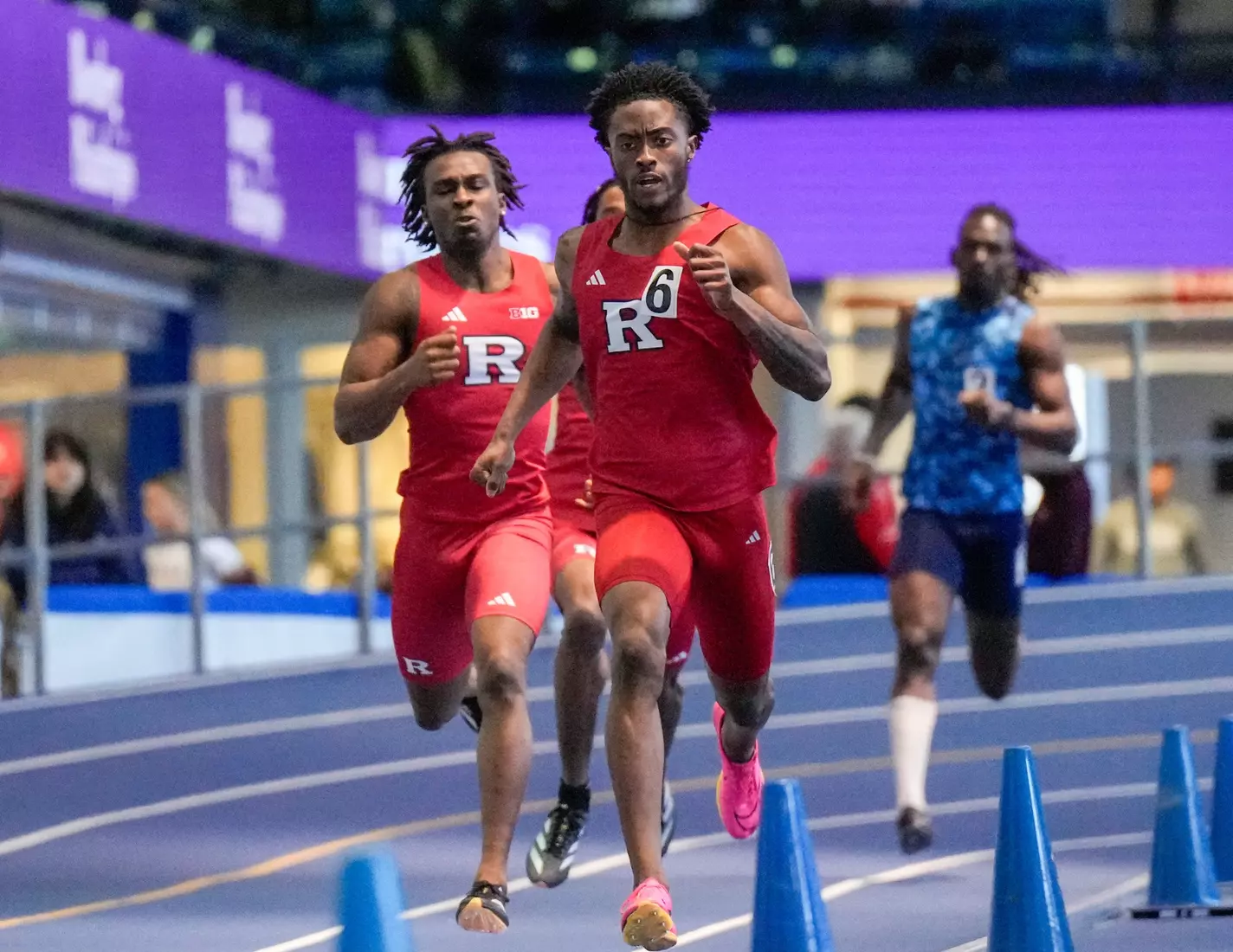 NEW YORK - DECEMBER 6: during the Rutgers Holiday Classic at Armory Track & Field Center on December 6, 2024 in New York, NY (Photo by Porter Binks)