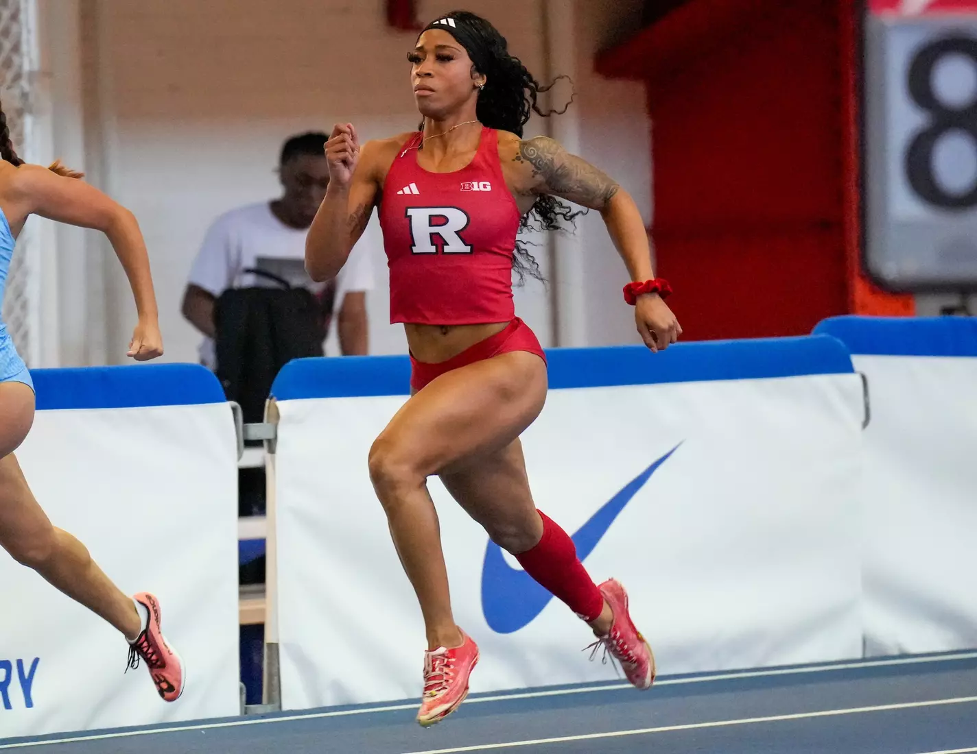 NEW YORK - DECEMBER 6: during the Rutgers Holiday Classic at Armory Track & Field Center on December 6, 2024 in New York, NY (Photo by Porter Binks)