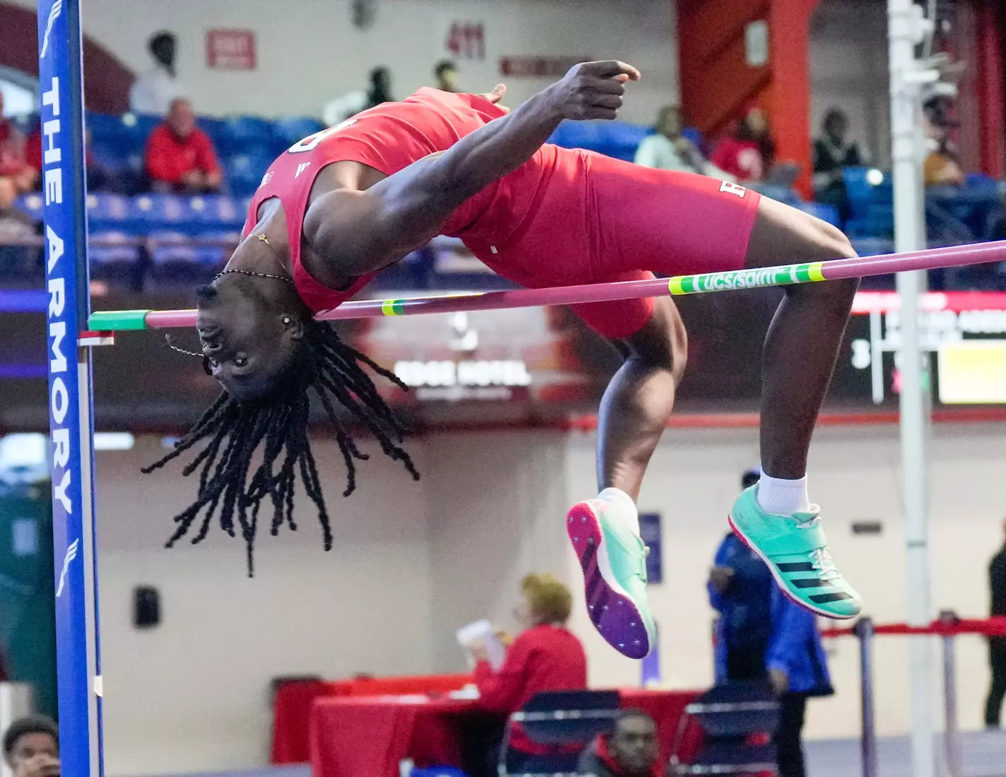 NEW YORK - DECEMBER 6: during the Rutgers Holiday Classic at Armory Track & Field Center on December 6, 2024 in New York, NY (Photo by Porter Binks)