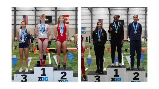 Chloe Timberg and Celine-Jada Brown Capture Gold at Big Ten Championships