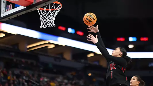 Destiny Adams at the Big Ten Tournament