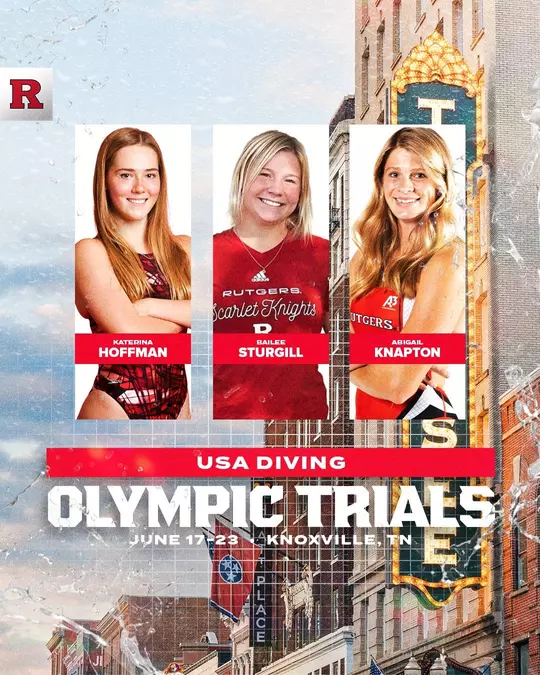 Abigail Knapton, Bailee Sturgill, Katerina Hoffman USA Olympic Trials Graphic