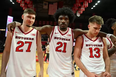 View images of RU's win over Rider Wednesday night.