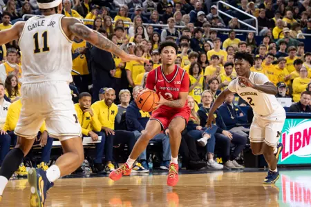 Rutgers Men’s Basketball vs. Michigan at the Crisler Center in Ann Arbor, MI on December 6, 2025.