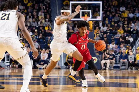 Rutgers Men’s Basketball vs. Michigan at the Crisler Center in Ann Arbor, MI on December 6, 2025.