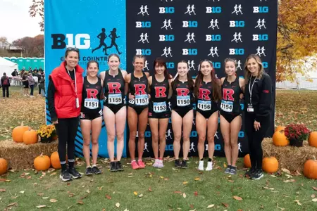 2025 Rutgers Cross Country at the Big Ten Championships at Forest Acres East Golf Course in East Lansing, MI on October 31, 2025.
