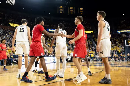 Rutgers Men’s Basketball vs. Michigan at the Crisler Center in Ann Arbor, MI on December 6, 2025.