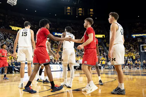 Rutgers Men’s Basketball vs. Michigan at the Crisler Center in Ann Arbor, MI on December 6, 2025.