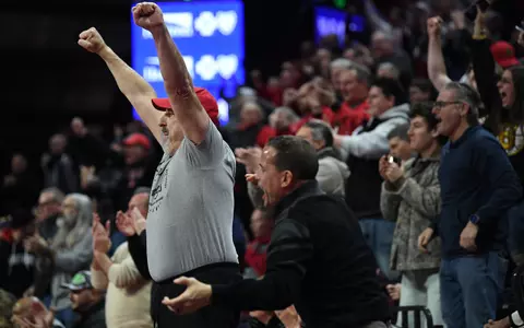 Wrestling Weekend Ahead: Fans Provide Program with Winning Atmosphere Image