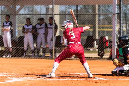 Bailey Briggs at bat against Louisville at The Spring Games