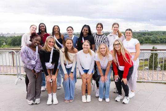 Rutgers volleyball team photo