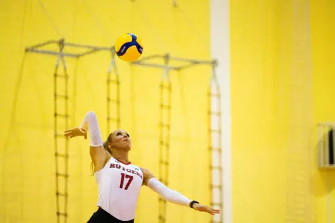 Avery Jesewitz playing against Lajkovac in Belgrade, Serbia