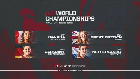 Rutgers rowing at U23 World Championships
