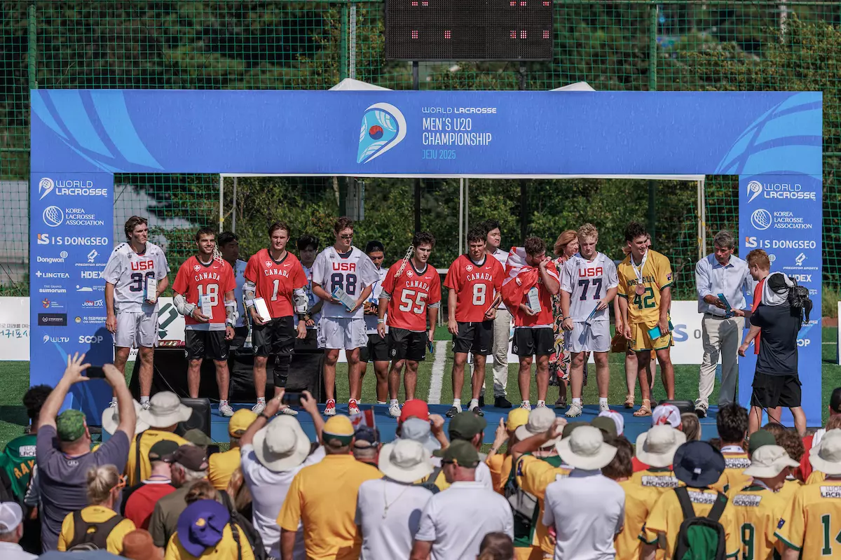 Rutgers men's lacrosse student-athlete Colin Kurdyla Competes With Team USA at the U20 World Championships in Korea. Kurdyla was named a Team Captain of Team USA, named to the All-World Team, and earned a Silver Medal.