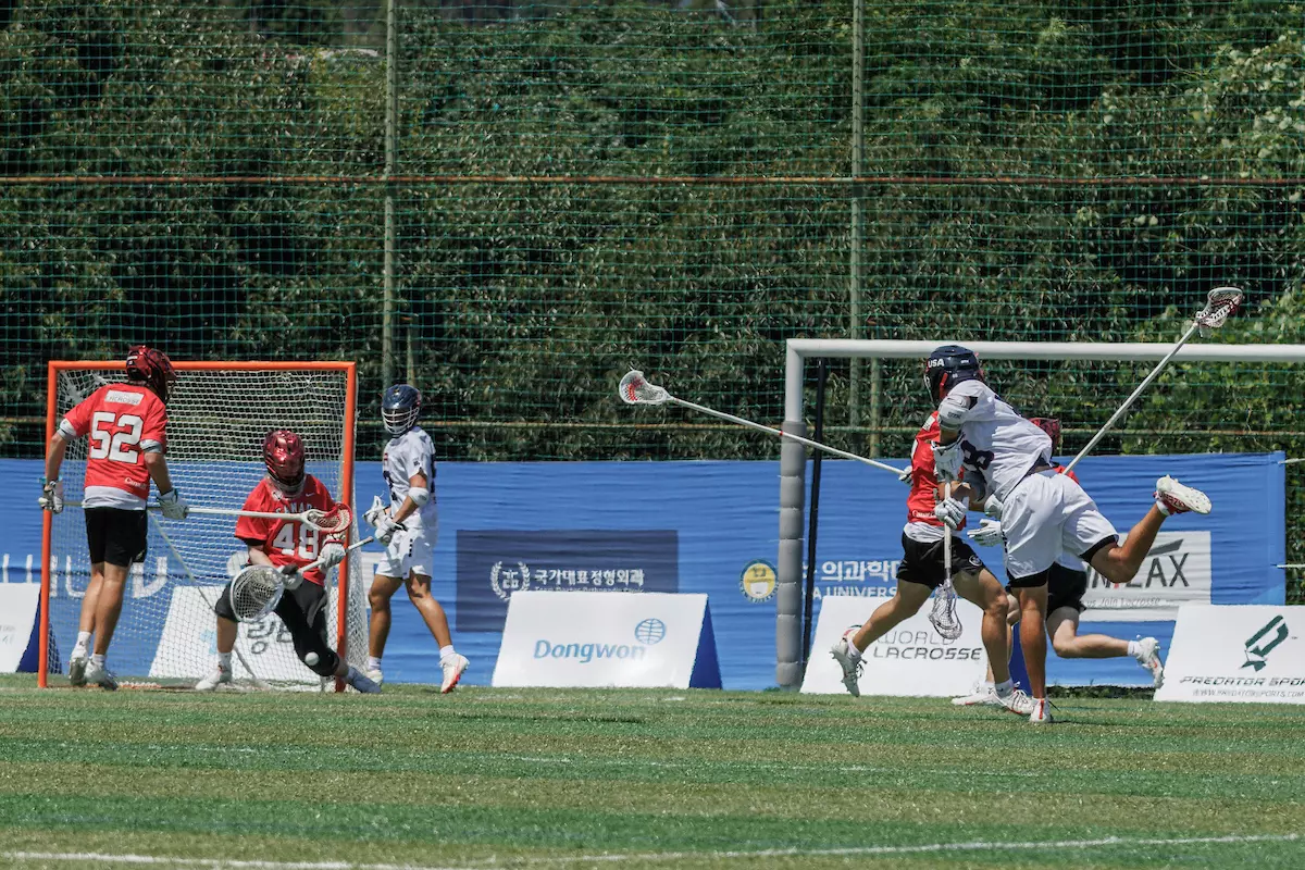 Rutgers men's lacrosse student-athlete Colin Kurdyla Competes With Team USA at the U20 World Championships in Korea. Kurdyla was named a Team Captain of Team USA, named to the All-World Team, and earned a Silver Medal.