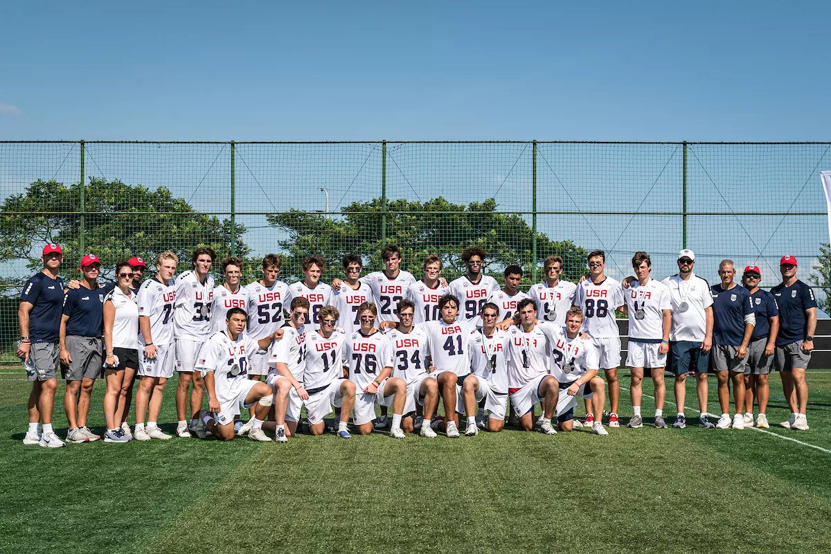 USA v CANADARutgers men's lacrosse student-athlete Colin Kurdyla Competes With Team USA at the U20 World Championships in Korea. Kurdyla was named a Team Captain of Team USA, named to the All-World Team, and earned a Silver Medal.