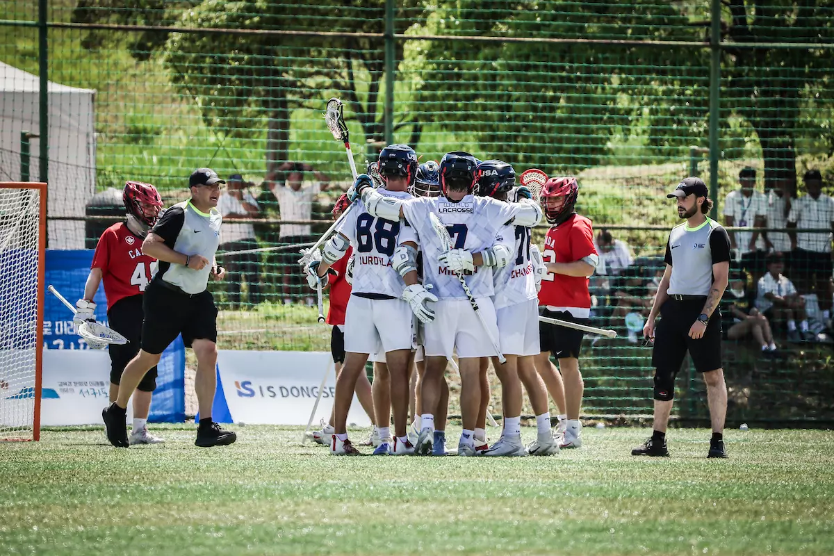 Rutgers men's lacrosse student-athlete Colin Kurdyla Competes With Team USA at the U20 World Championships in Korea. Kurdyla was named a Team Captain of Team USA, named to the All-World Team, and earned a Silver Medal.