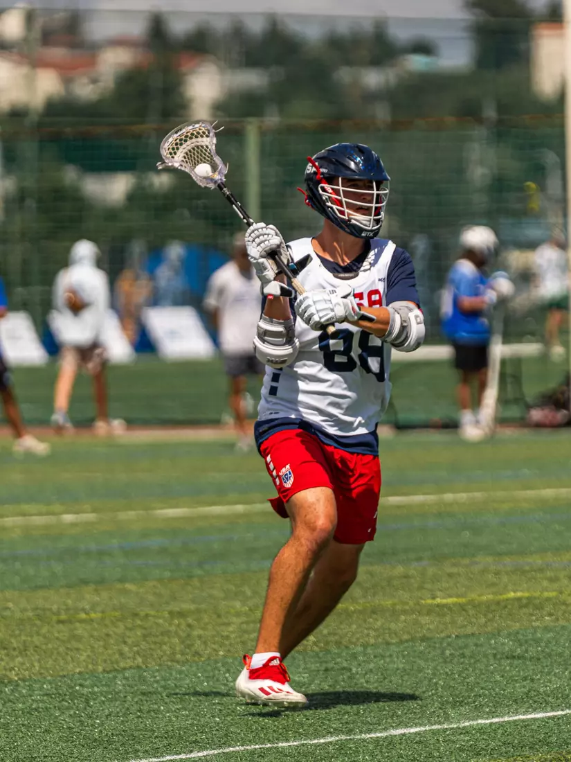 Rutgers men's lacrosse student-athlete Colin Kurdyla Competes With Team USA at the U20 World Championships in Korea. Kurdyla was named a Team Captain of Team USA, named to the All-World Team, and earned a Silver Medal.