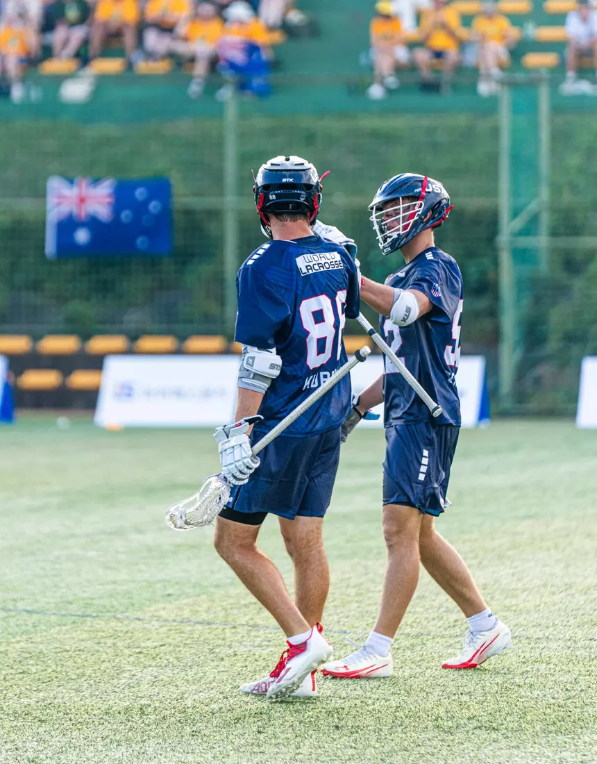 Rutgers men's lacrosse student-athlete Colin Kurdyla Competes With Team USA at the U20 World Championships in Korea. Kurdyla was named a Team Captain of Team USA, named to the All-World Team, and earned a Silver Medal.