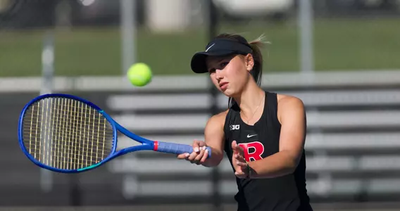 Rutgers University Women's Tennis, Piscataway, NJ. 10/09/2026 Photo by Steve Hockstein/HarvardStudio.com