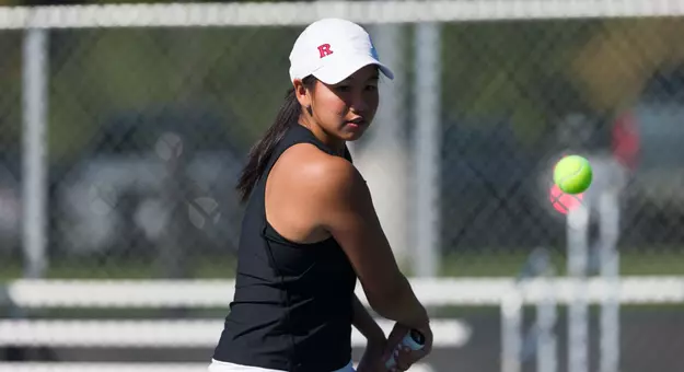 Rutgers University Women's Tennis, Piscataway, NJ. 10/09/2026 Photo by Steve Hockstein/HarvardStudio.com