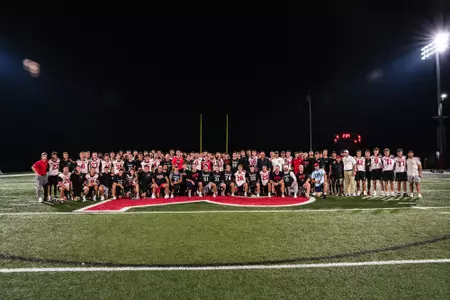Men's Lacrosse Alumni Game Team Photo