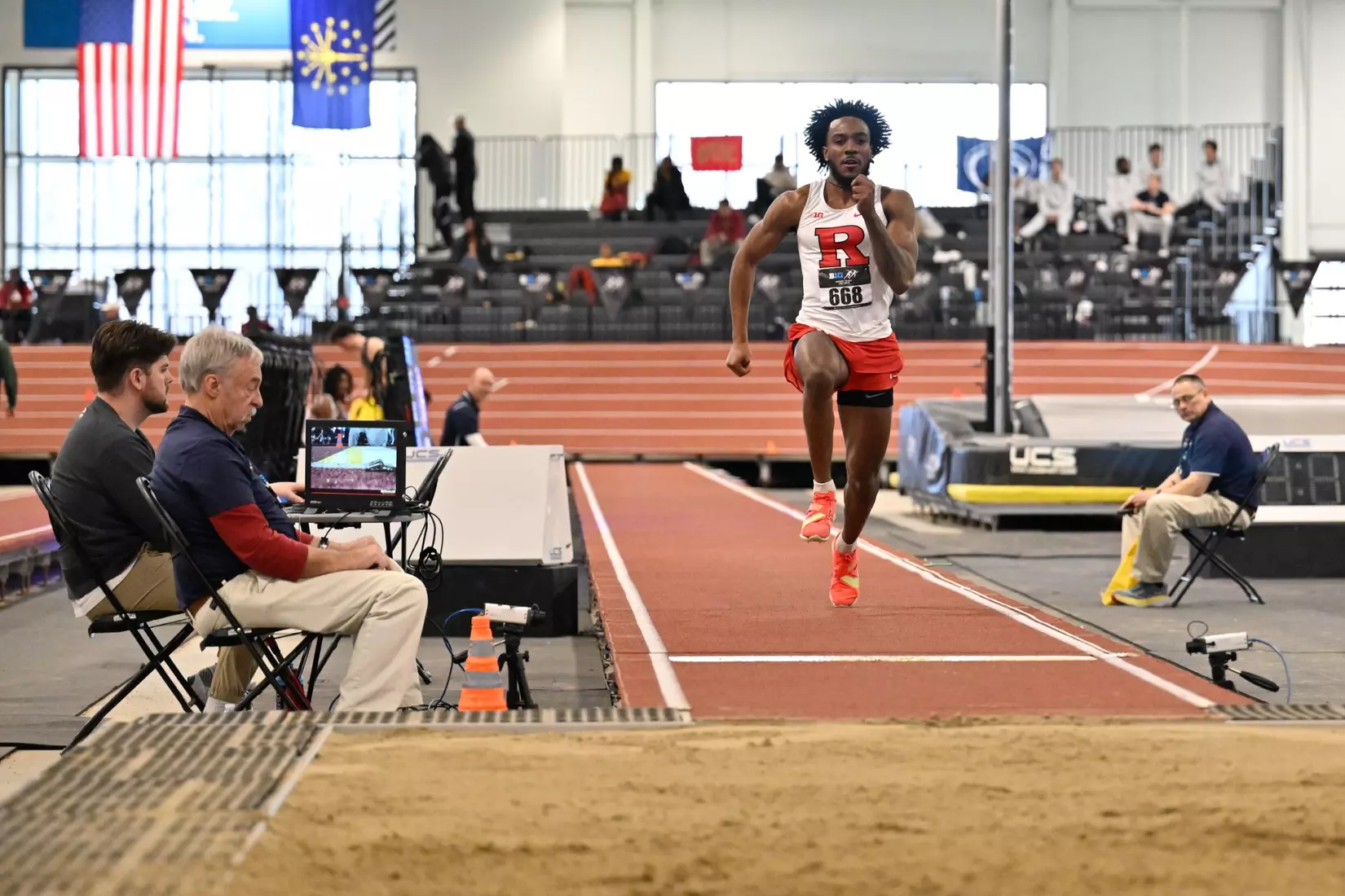 Photos from the Big 10 Indoor Track & Field Championships February 27 & February 28, 2026 at the Indiana Farm Bureau Fall Creek Pavilion (Indianapolis, Ind.) February. 27, 2026 (Photo Alan Petersime)