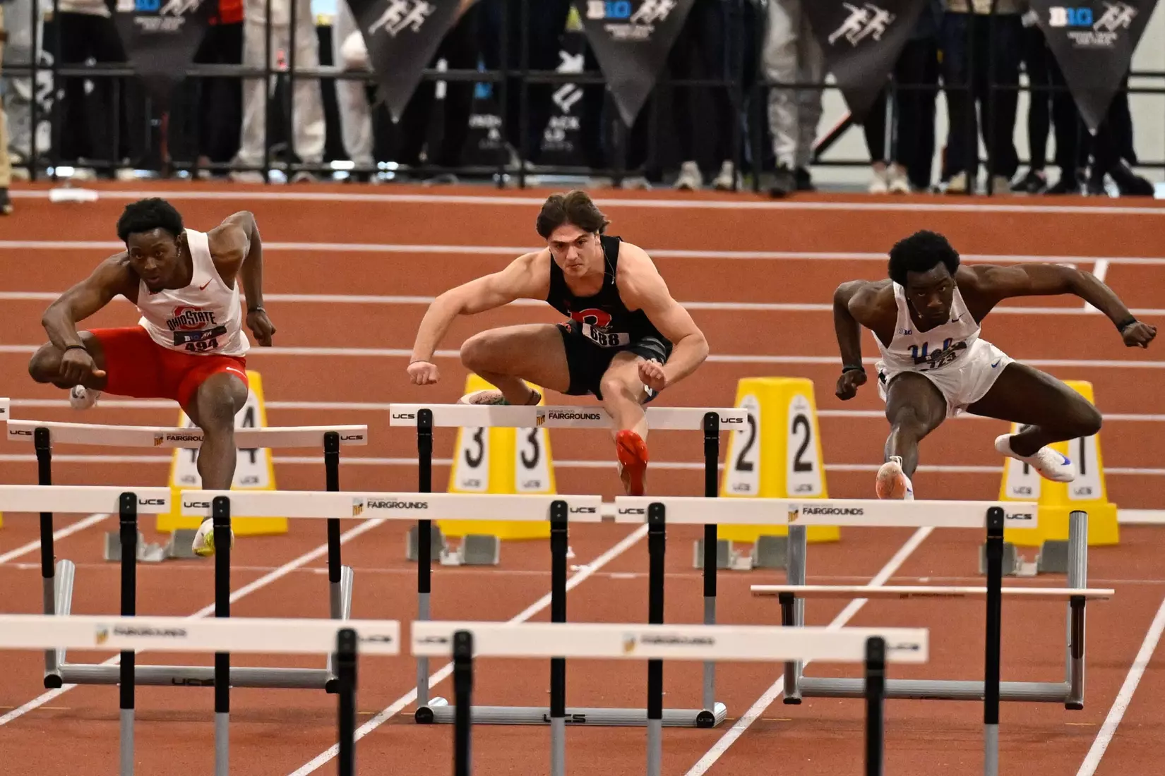 Photos from the Big 10 Indoor Track & Field Championships February 27 & February 28, 2026 at the Indiana Farm Bureau Fall Creek Pavilion (Indianapolis, Ind.) February. 28, 2026 (Photo Alan Petersime)