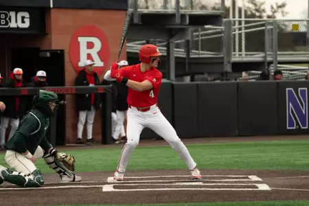 Rutgers Baseball Game Action