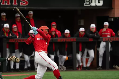 Rutgers Baseball Game Action