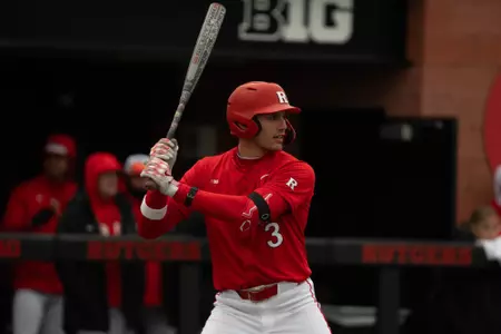 Rutgers Baseball Game Action