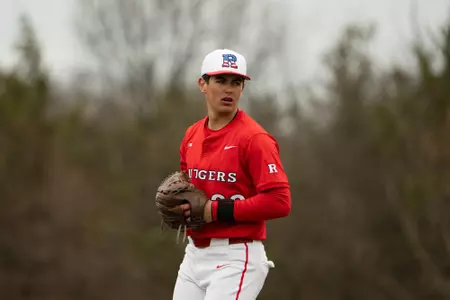 Rutgers Baseball Game Action