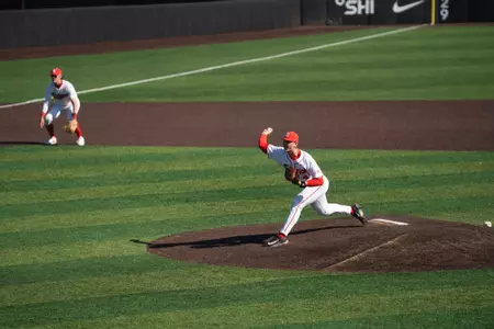 Rutgers Baseball Game Action