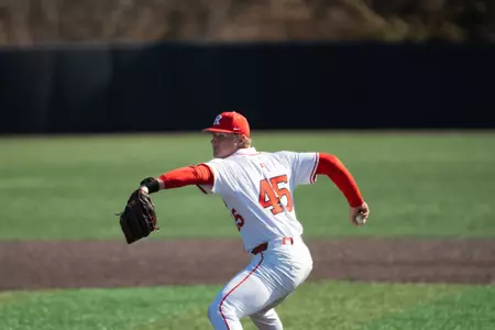 Rutgers Baseball Game Action