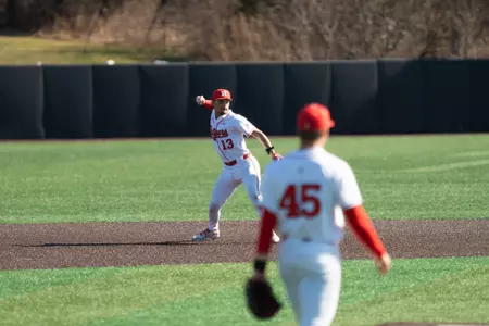Rutgers Baseball Game Action