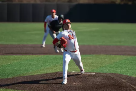 Rutgers Baseball Game Action
